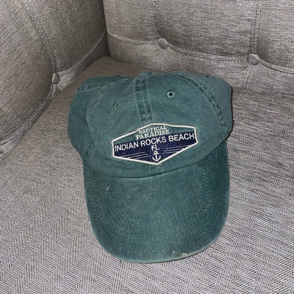 Green Nautical Paradise Cap
